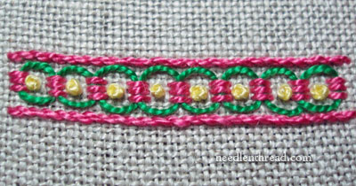 Guilloche stitch