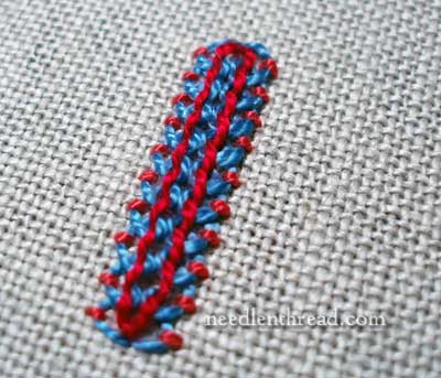 Interlaced Chain Stitch Variation