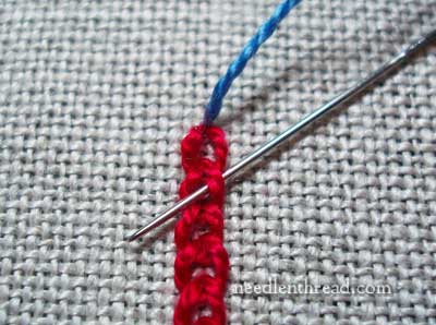 Interlaced Chain Stitch Variation