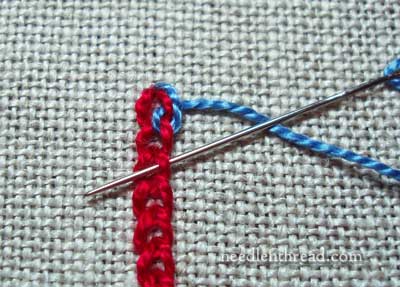 Interlaced Chain Stitch Variation