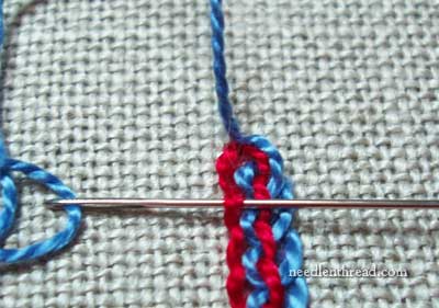 Interlaced Chain Stitch Variation