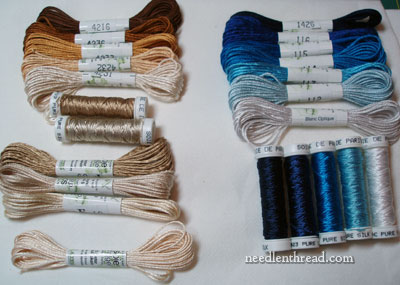 How to prepare silk thread for embroidery 