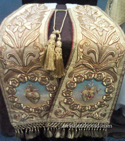 Goldwork Vestments for St. Therese of Lisieux