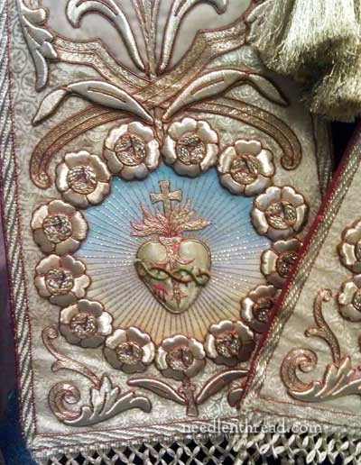 Goldwork Vestments for St. Therese of Lisieux