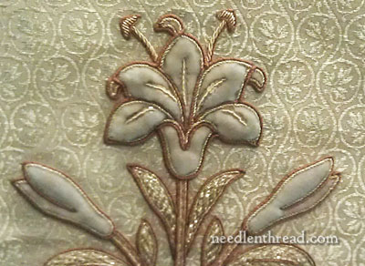 Goldwork Vestments for St. Therese of Lisieux