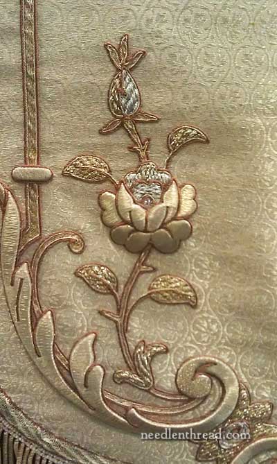 Goldwork Vestments for St. Therese of Lisieux