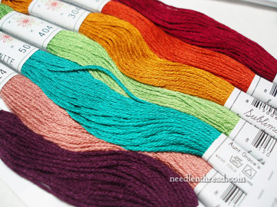 Sublime Stitch Color Palettes Embroidery Floss