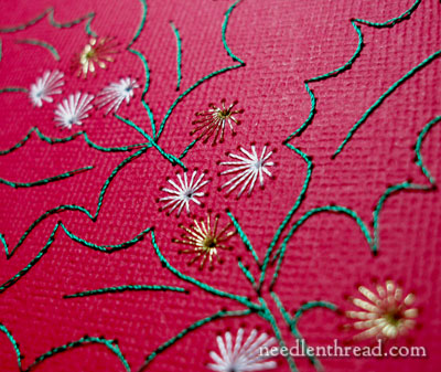 Embroidered Christmas Cards