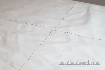 Preparing Linen for hand embroidery