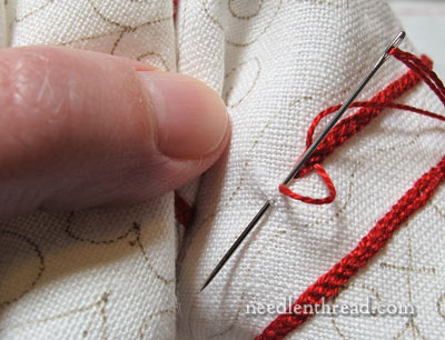 Hungarian Redwork Table Linen