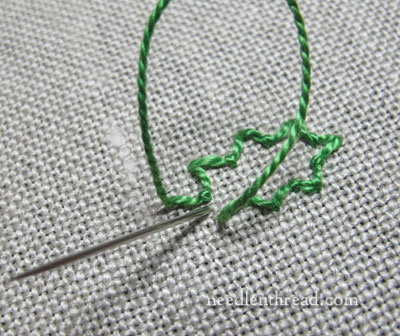 Stitch Play: Hand Embroidered Holly and Christmas Greenery