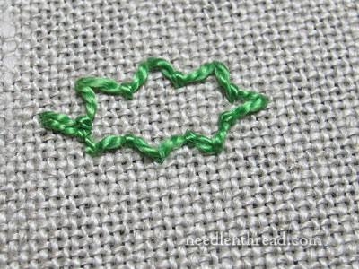 Stitch Play: Hand Embroidered Holly and Christmas Greenery