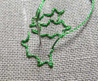 Stitch Play: Hand Embroidered Holly and Christmas Greenery