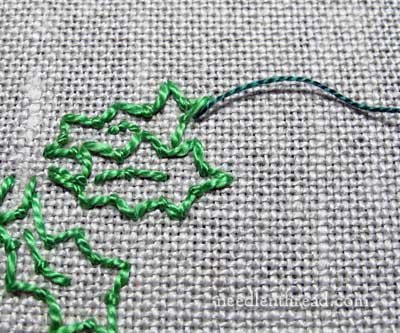 Stitch Play: Embroidered Greenery