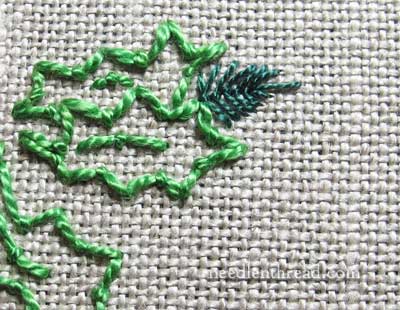 Stitch Play: Embroidered Greenery