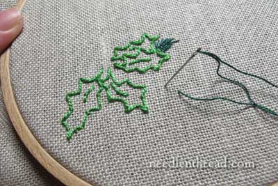 Stitch Play: Embroidered Greenery