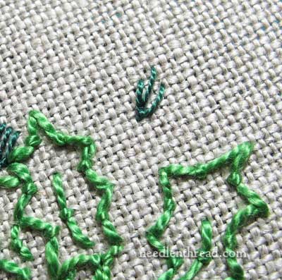 Stitch Play: Embroidered Greenery