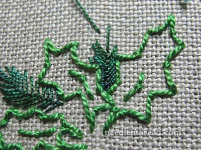 Stitch Play: Embroidered Greenery