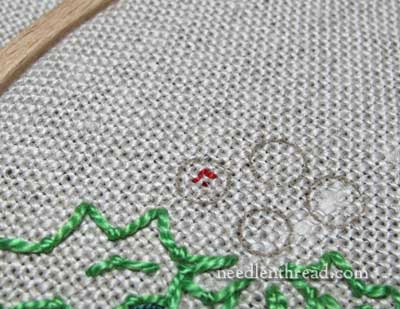 Stitch Play Hand Embroidered Christmas Greenery