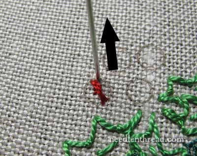 Stitch Play Hand Embroidered Christmas Greenery