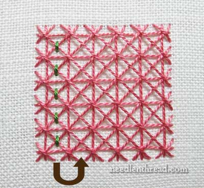 Griffin Stitch Lattice Filling