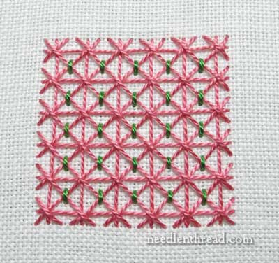 Griffin Stitch Lattice Filling