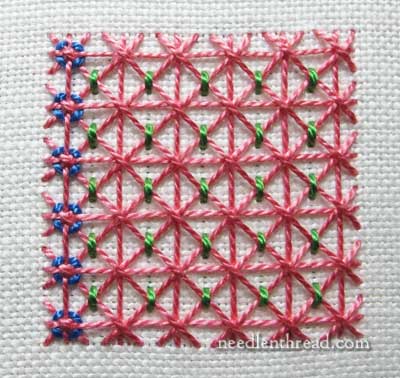 Griffin Stitch Lattice Filling