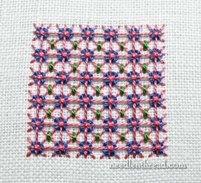 Griffin Stitch Lattice Filling