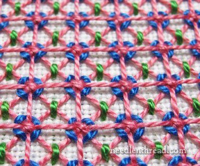 Griffin Stitch Lattice Filling