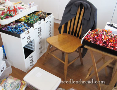 Embroidery Thread Storage & Organization  Thread storage, Sewing room  organization, Sewing organization