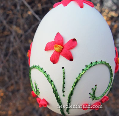 Embroidery on Eggs