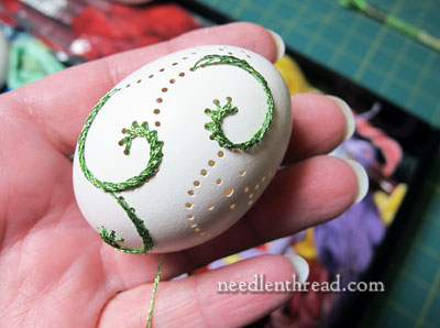 Embroidery in Eggs