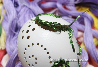 Embroidery in Eggs