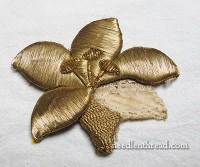 Goldwork Embroidery - Deconstructing Goldwork