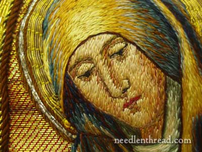 Figure Embroidery of Blessed Virgin Mary