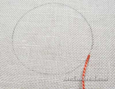 Hungarian Braided Chain Stitch in a Circle