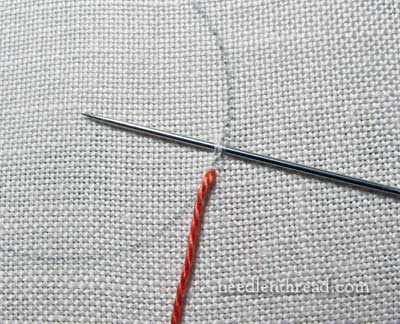 Hungarian Braided Chain Stitch in a Circle