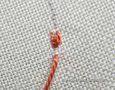 Hungarian Braided Chain Stitch in a Circle