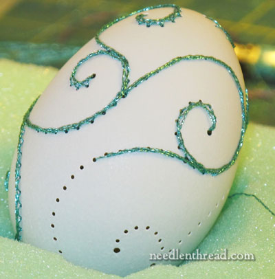 Embroidered Eggs