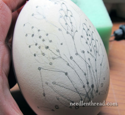 Embroidered Eggs