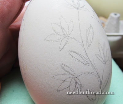 Embroidered Eggs