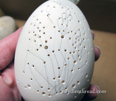 Embroidered Eggs