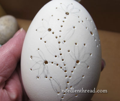 Embroidered Eggs