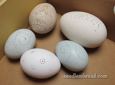 Embroidered Eggs