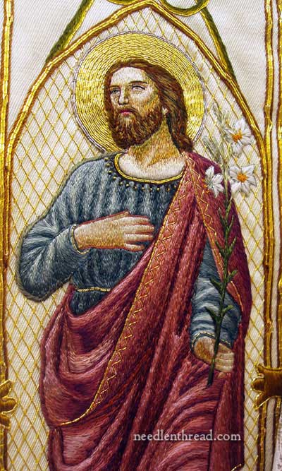 St. Joseph Embroidery silk & goldwork