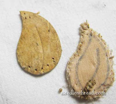 Goldwork Embroidery - Leaves