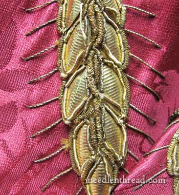 Goldwork Embroidery: Wheat