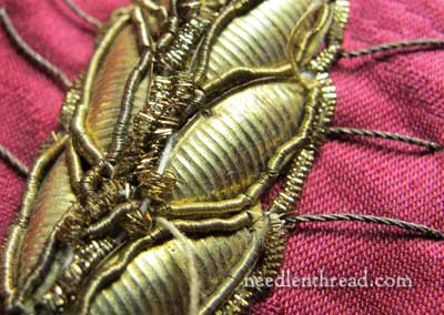 Goldwork Embroidery: Wheat