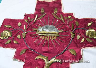 Goldwork Embroidery - Leaves