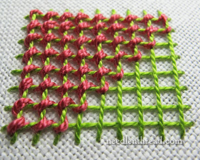 Laced Lattice Stitch Tutorial